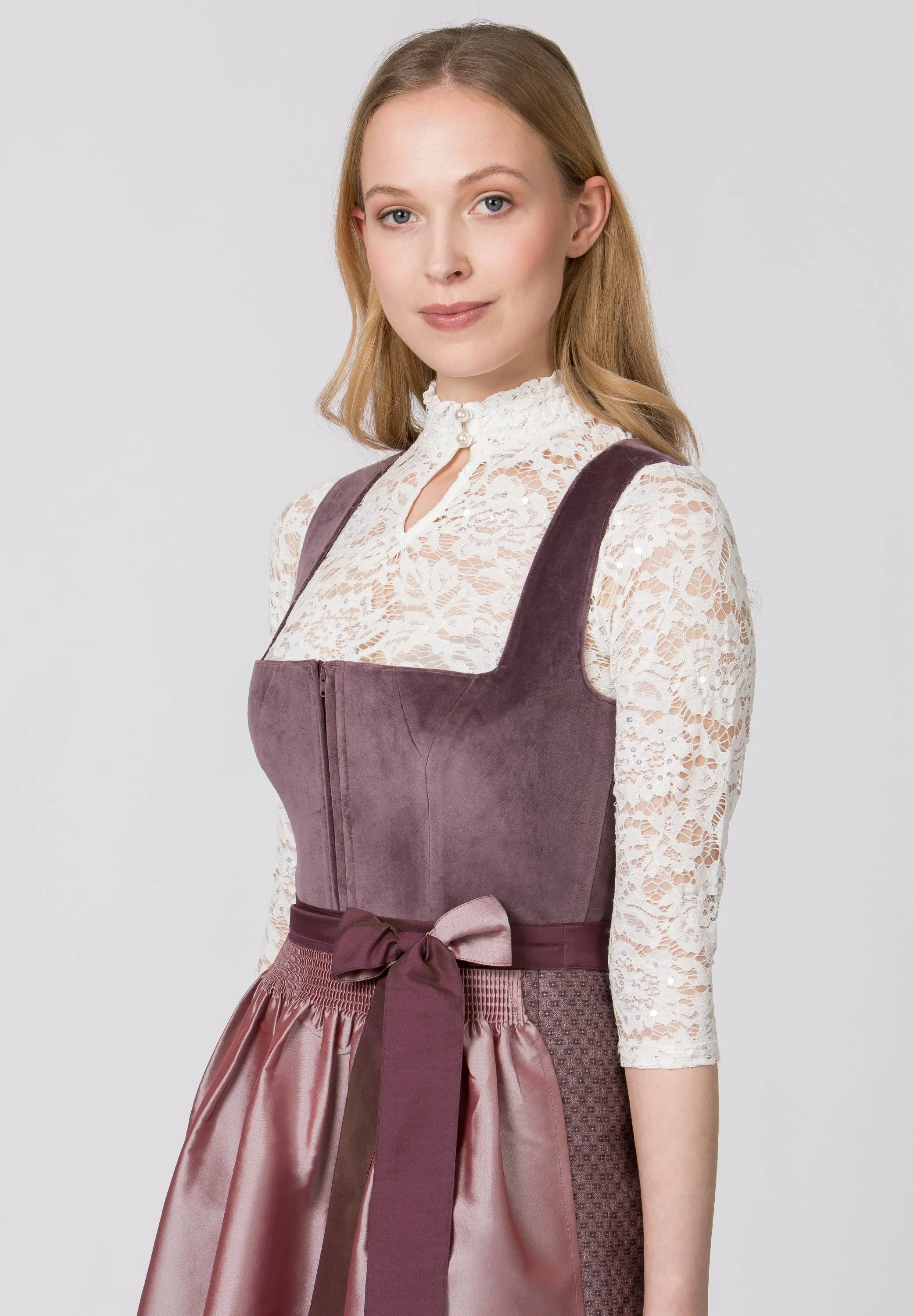 Stockerpoint Dirndl Lace Blouse "Deliane" Cream (closeout) 36