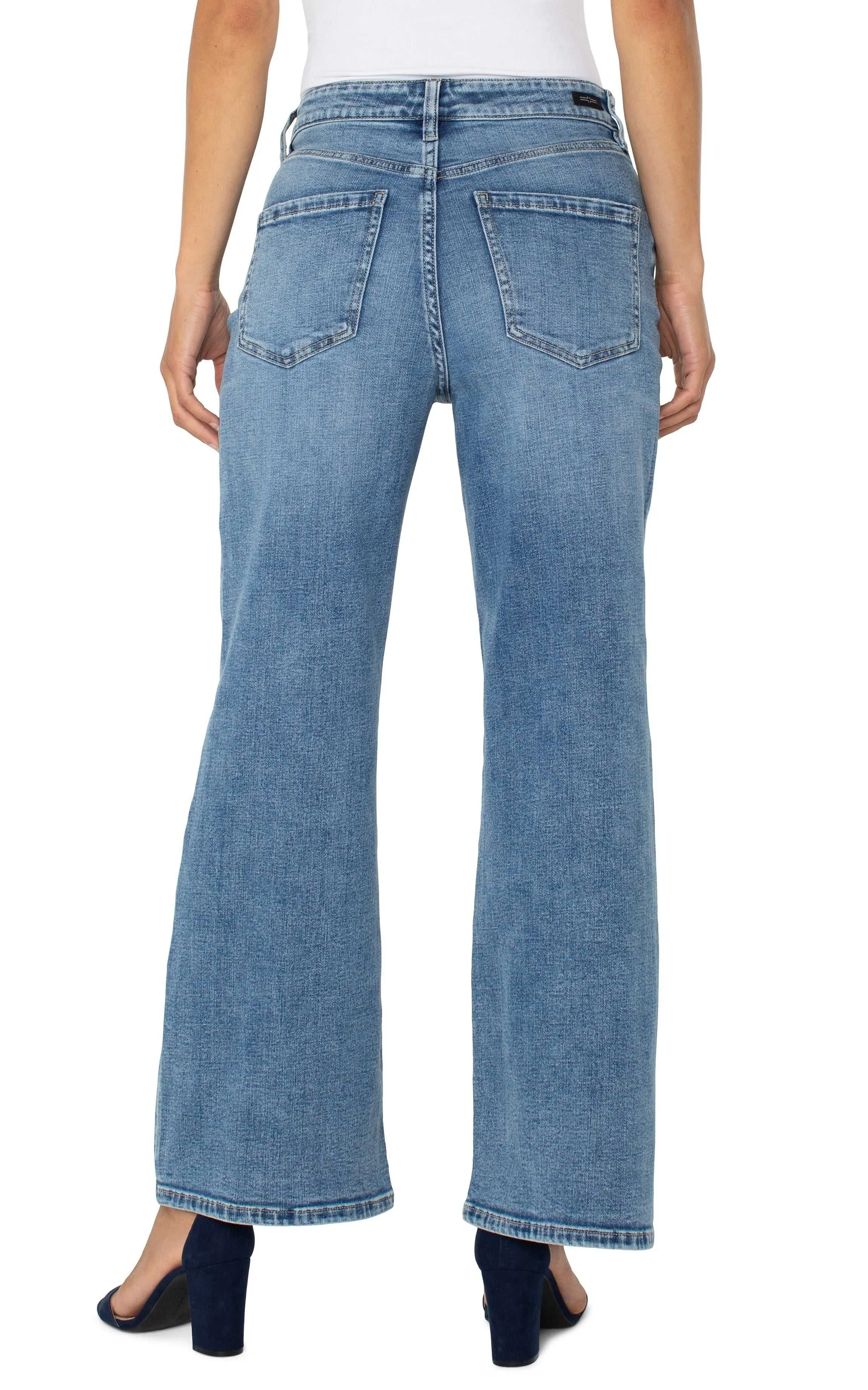 Stride Wide Leg Pants in Carbon Canyon