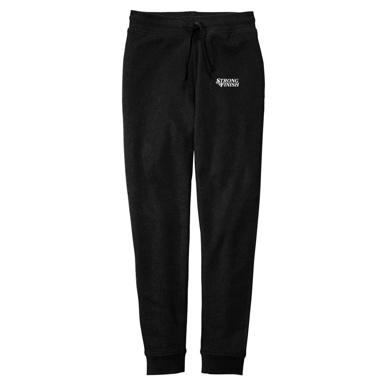Strong Finish Joggers (Black/White)