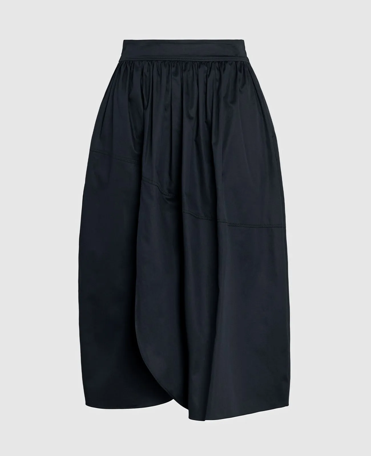 Supima Poplin Tulip Skirt