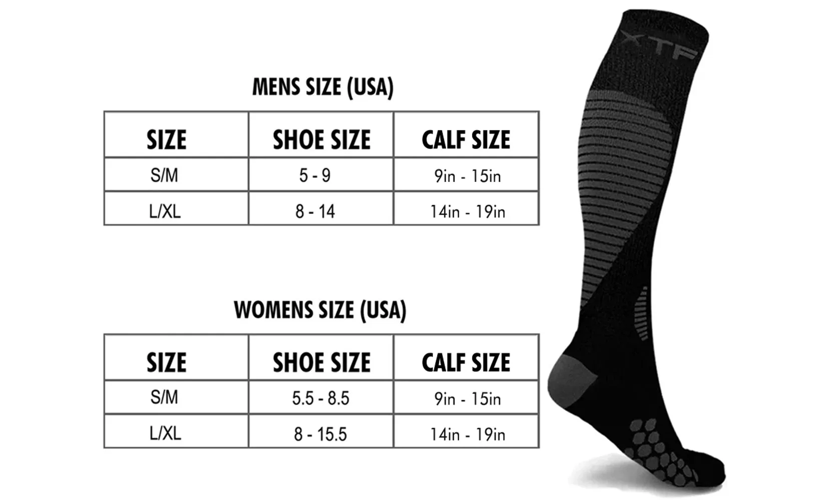 Targeted Compression Socks (6-Pairs)