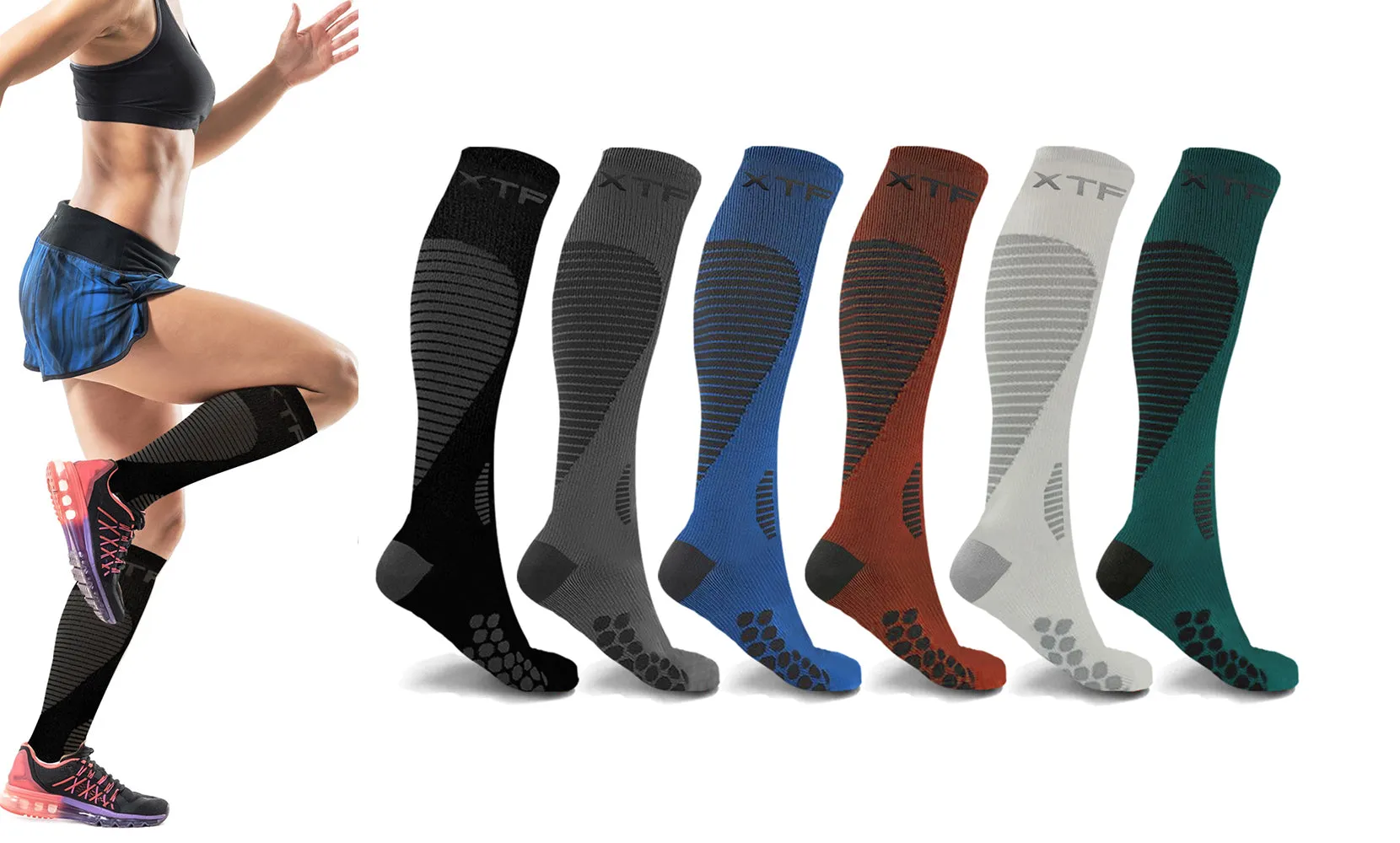 Targeted Compression Socks (6-Pairs)