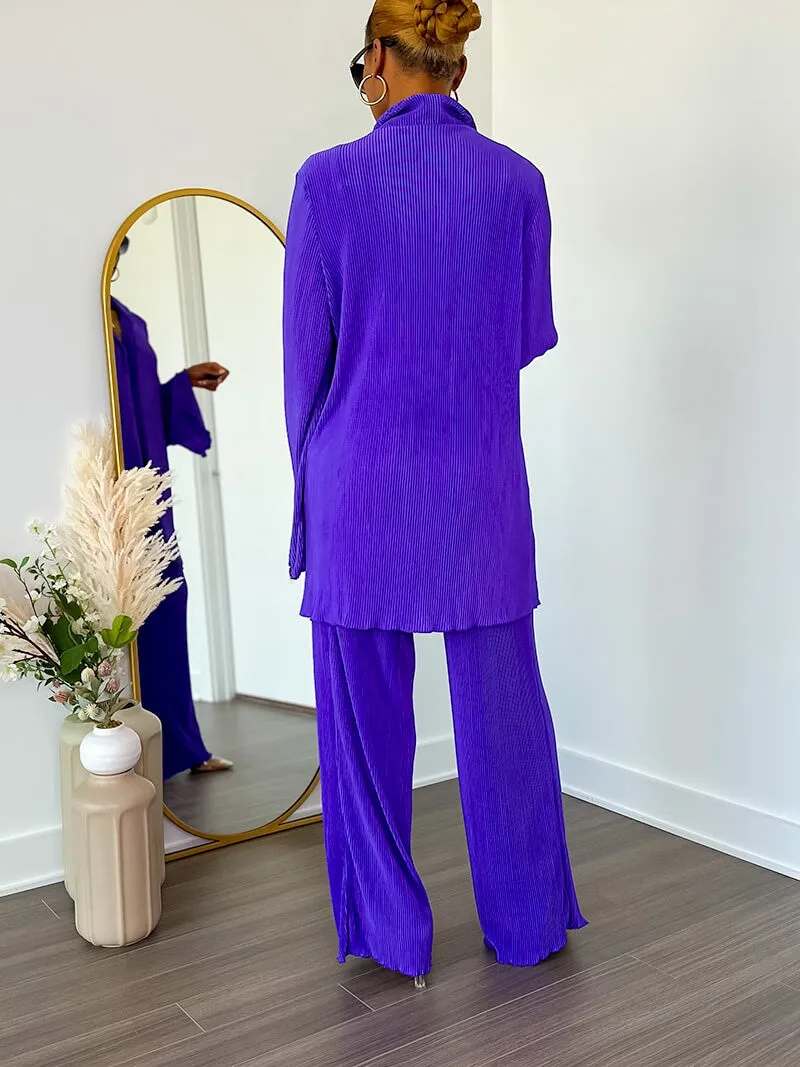 Taylor Pant Set (Purple)