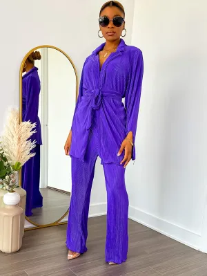 Taylor Pant Set (Purple)