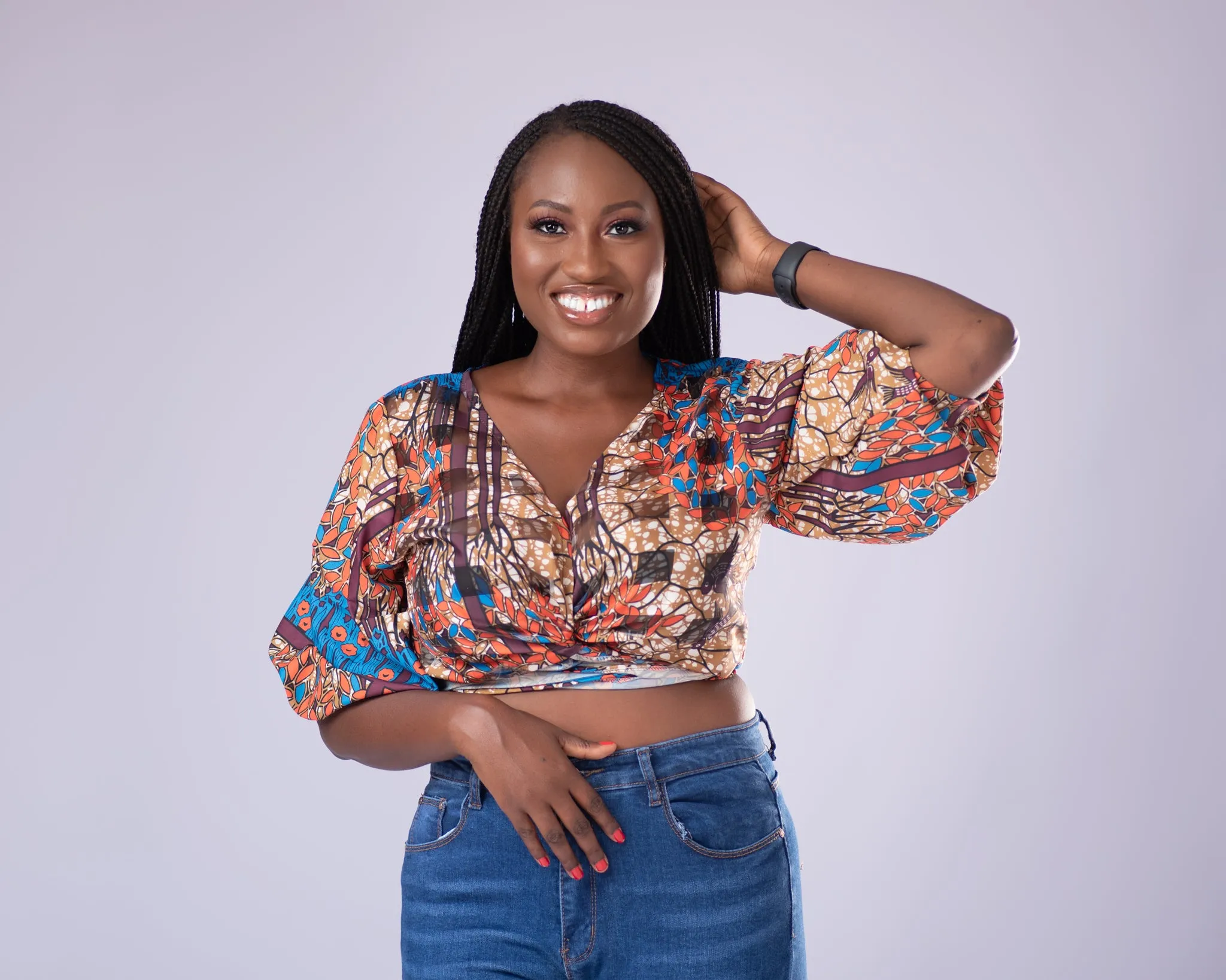 Thalia wrap top