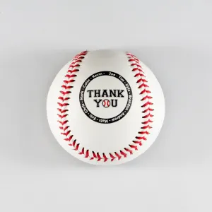 Thank You with Player Names, Baseball Bottle Opener