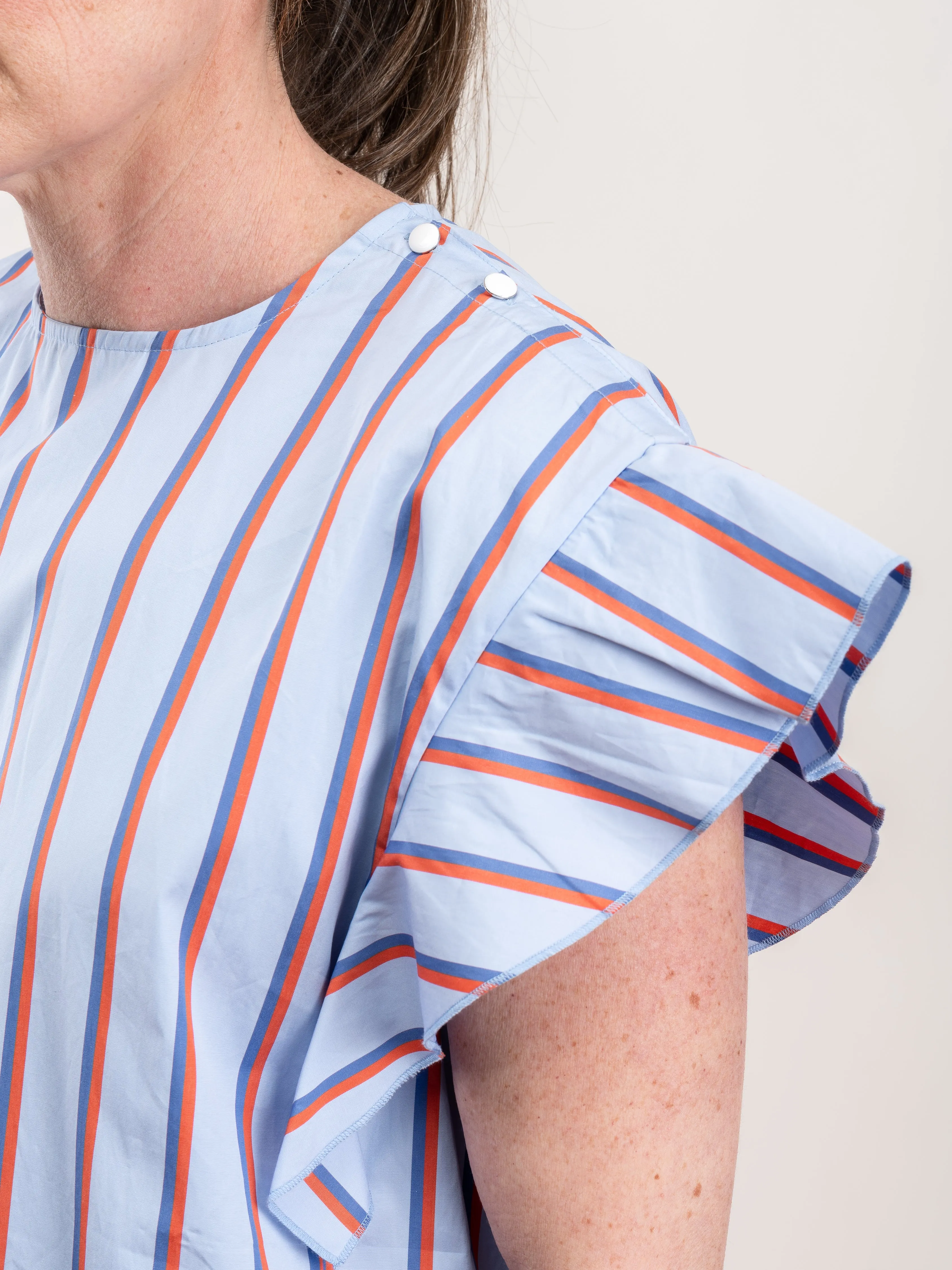the alix top - light blue