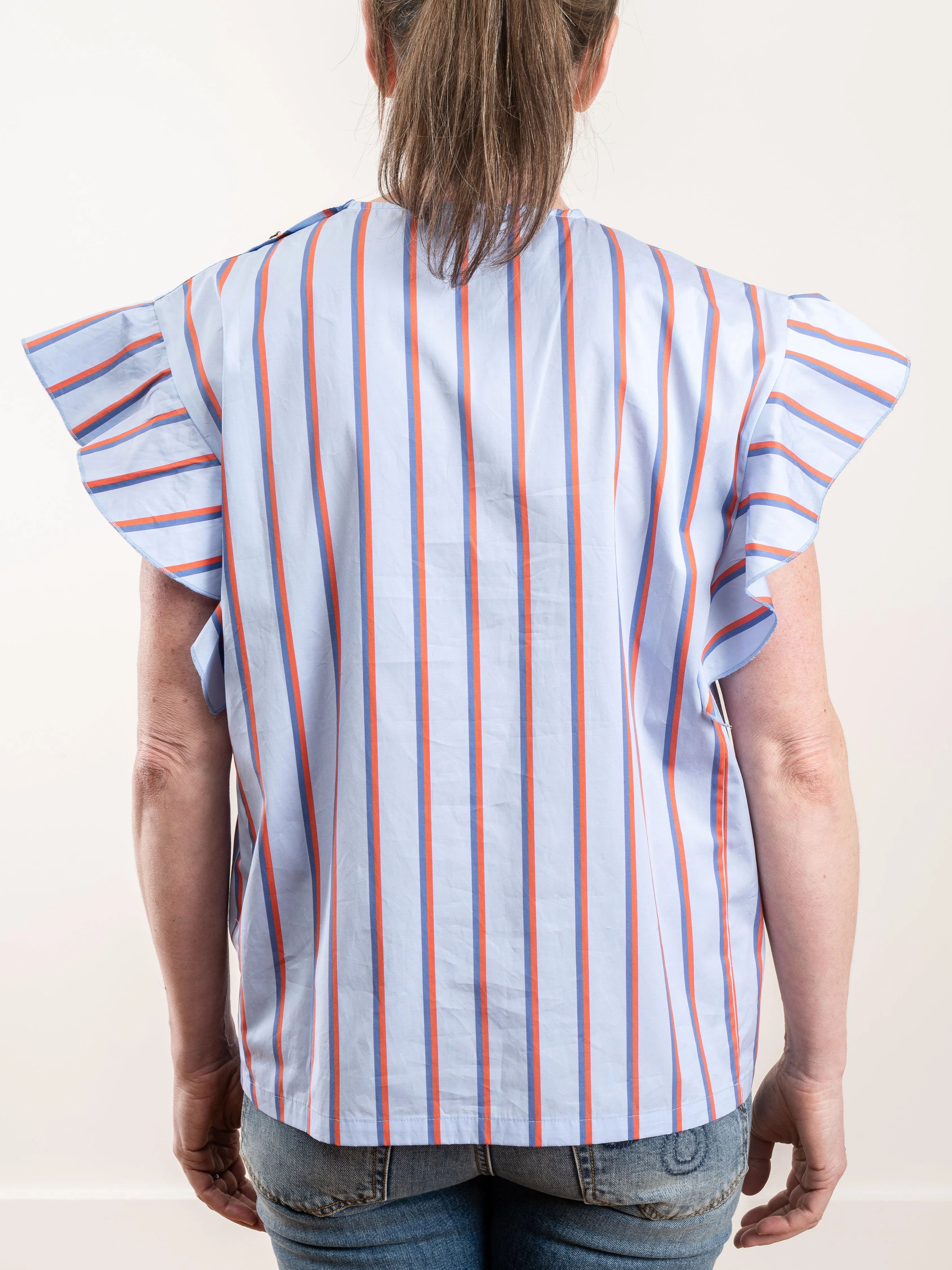 the alix top - light blue