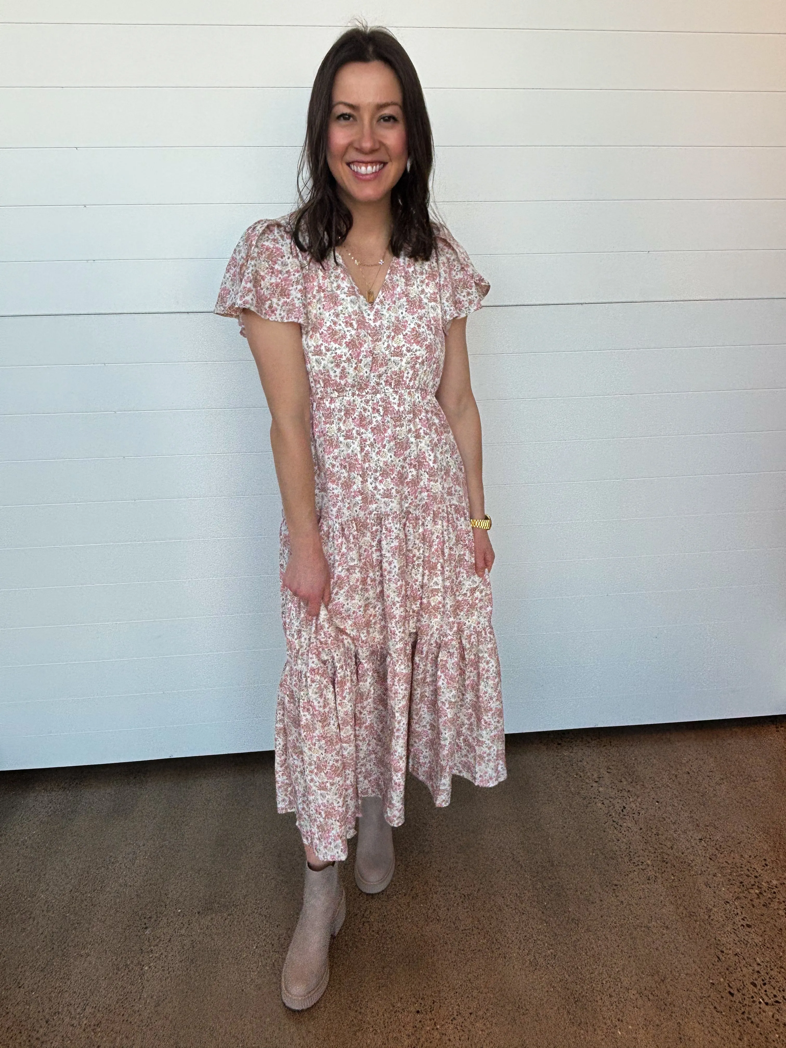 The Floral Midi Dress