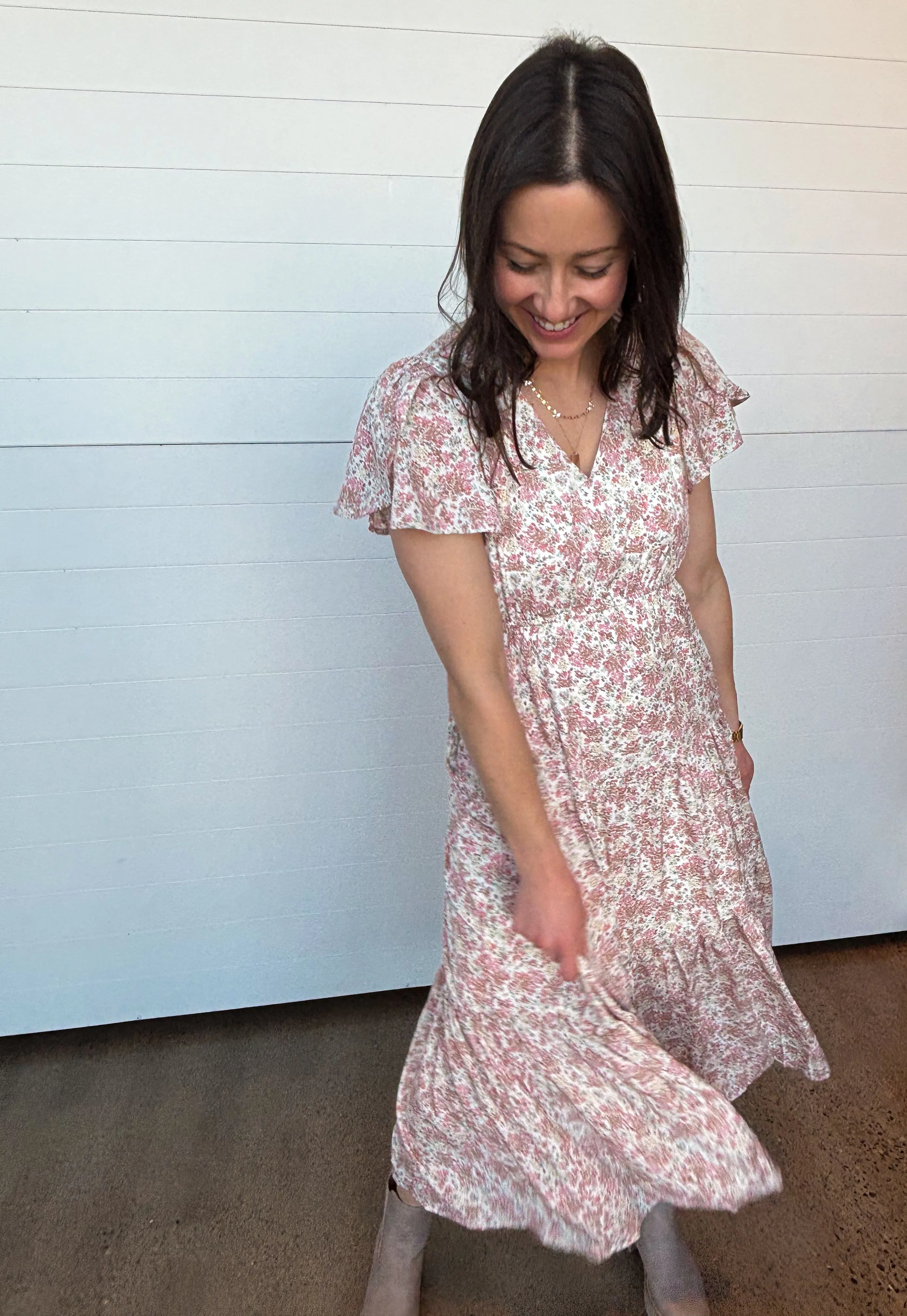 The Floral Midi Dress
