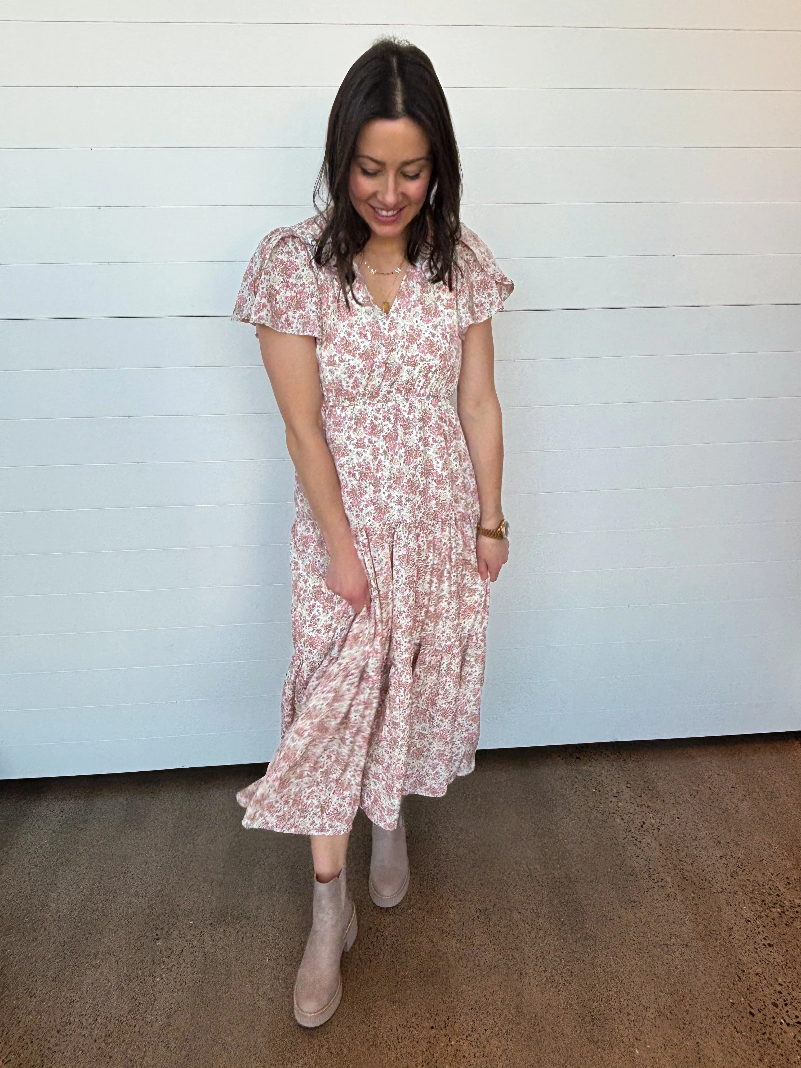 The Floral Midi Dress