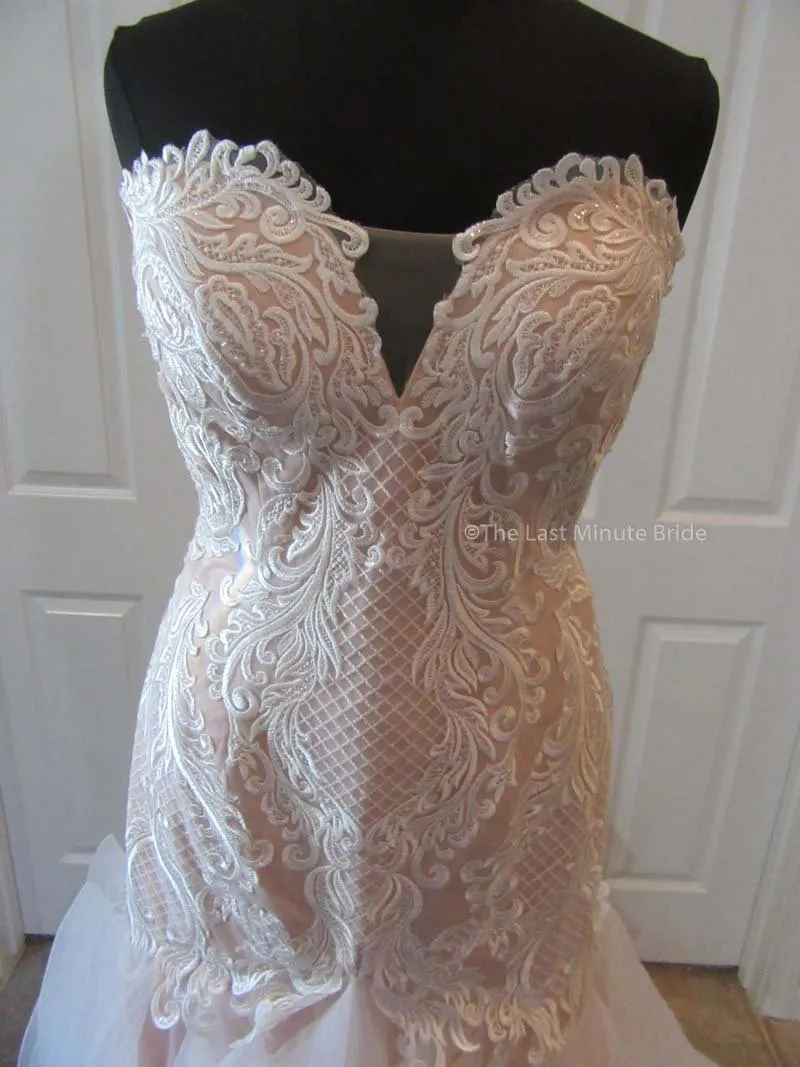 The Last Minute Bride Blakely Rose (Ivory/Moscato In-Stock Sizes)
