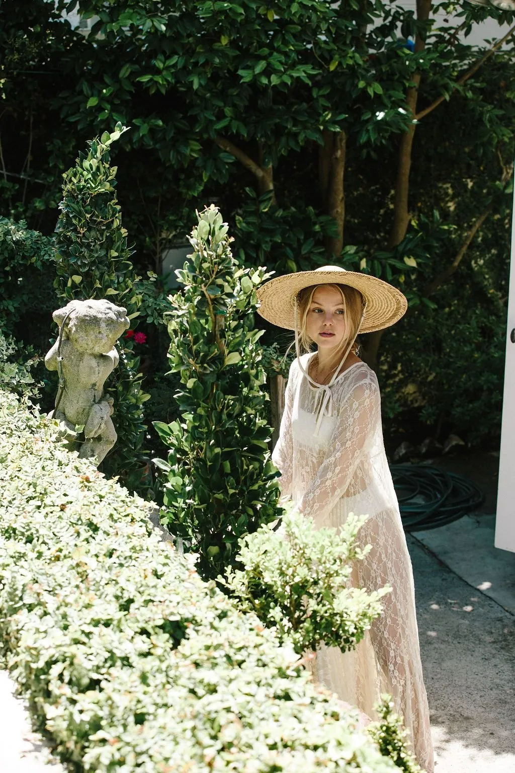 The Lily Lace Dress- Cream