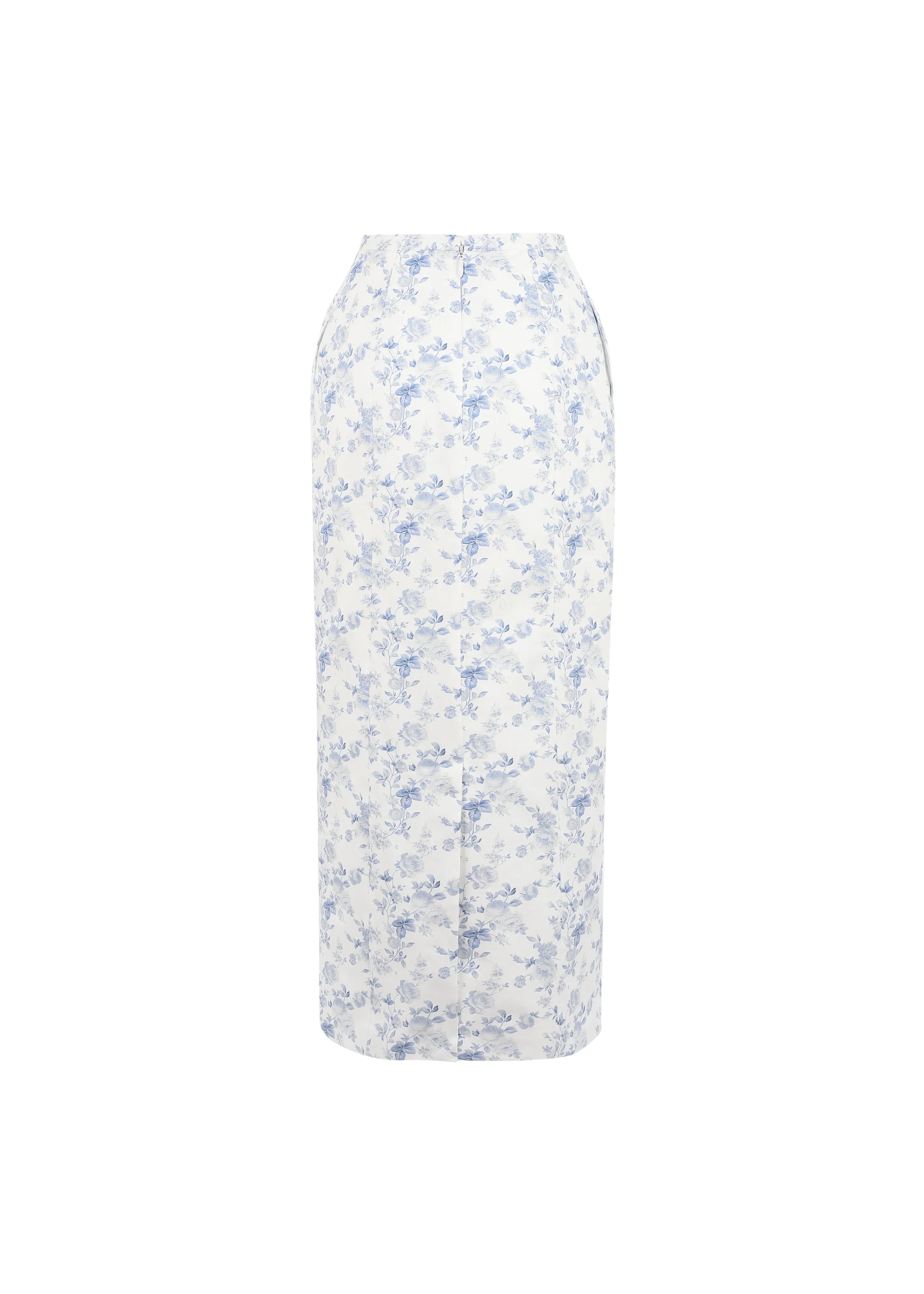 The Tulip Midi Skirt in Mermaids Shore