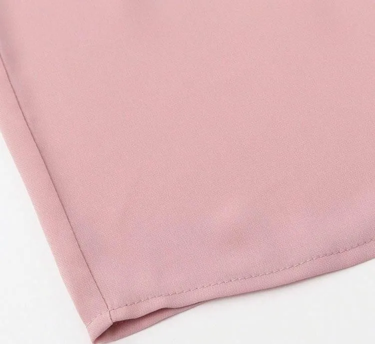 Timeless Ruffle Blouse - Nude Pink
