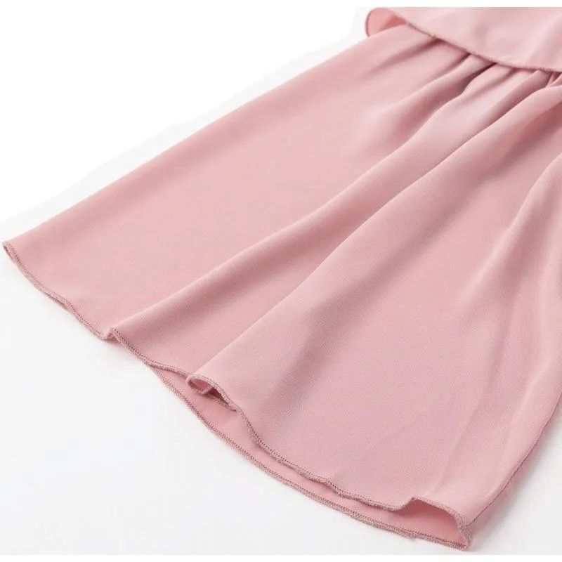 Timeless Ruffle Blouse - Nude Pink