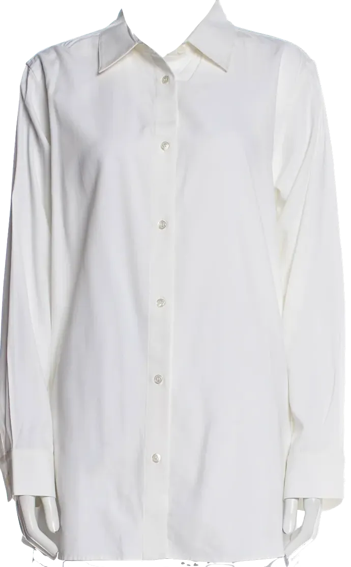 Totokaelo. Cream Color Long Sleeves Button Top/Blouse