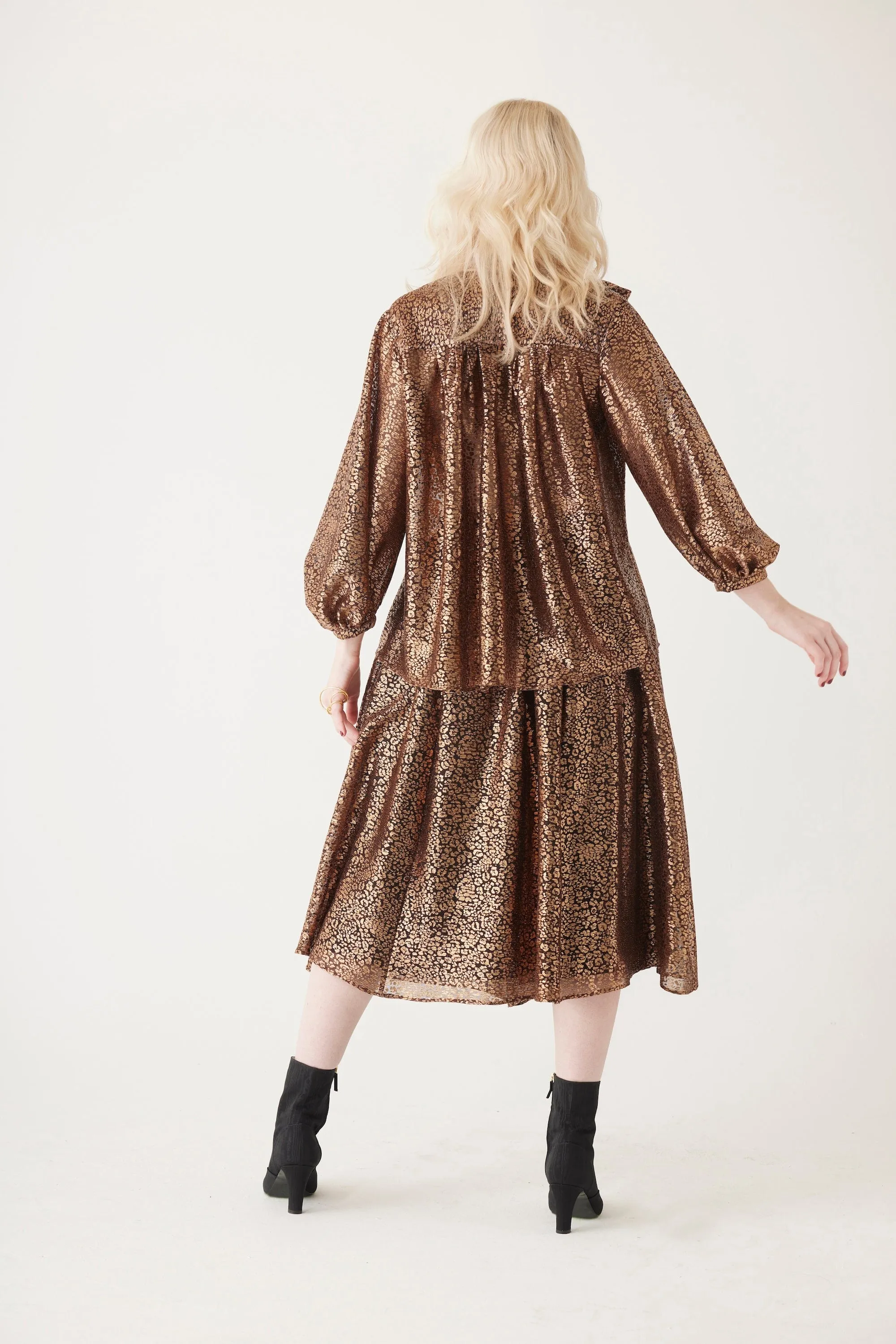 Trish Blouse in Metallic