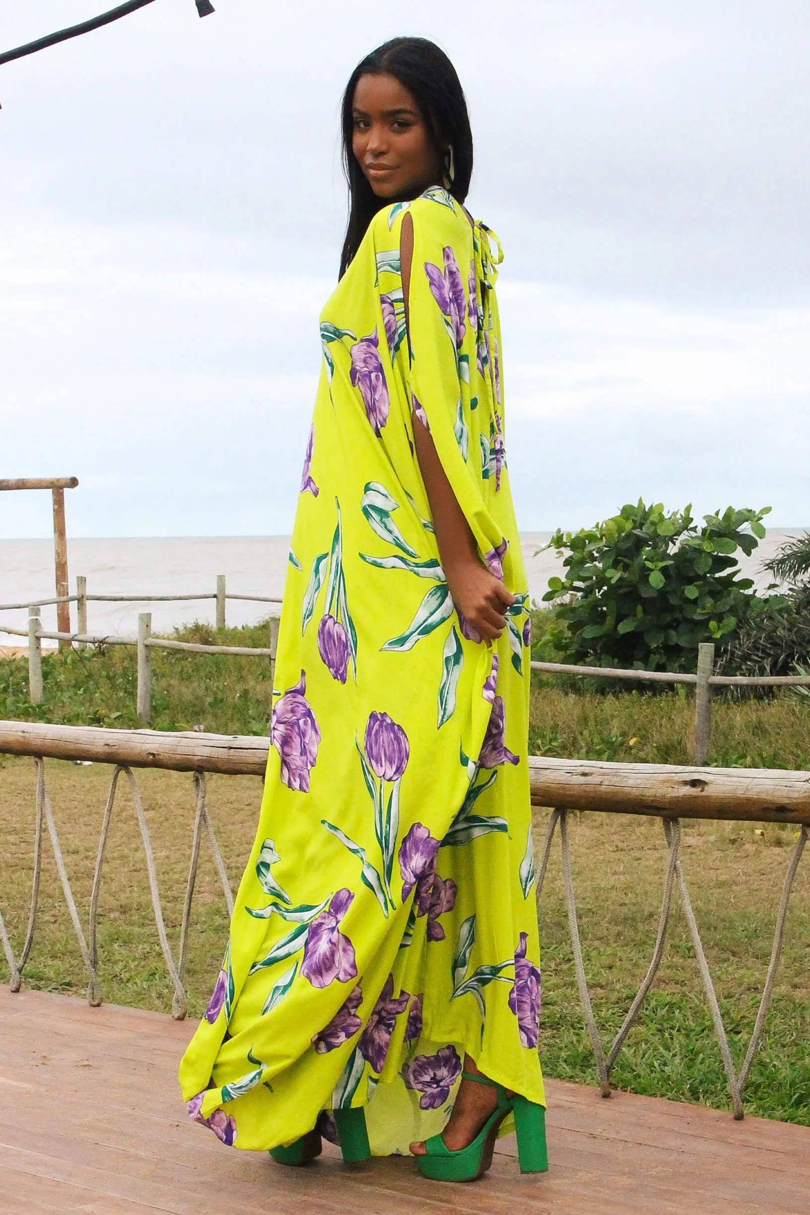 Tulip Cut Out Kaftan