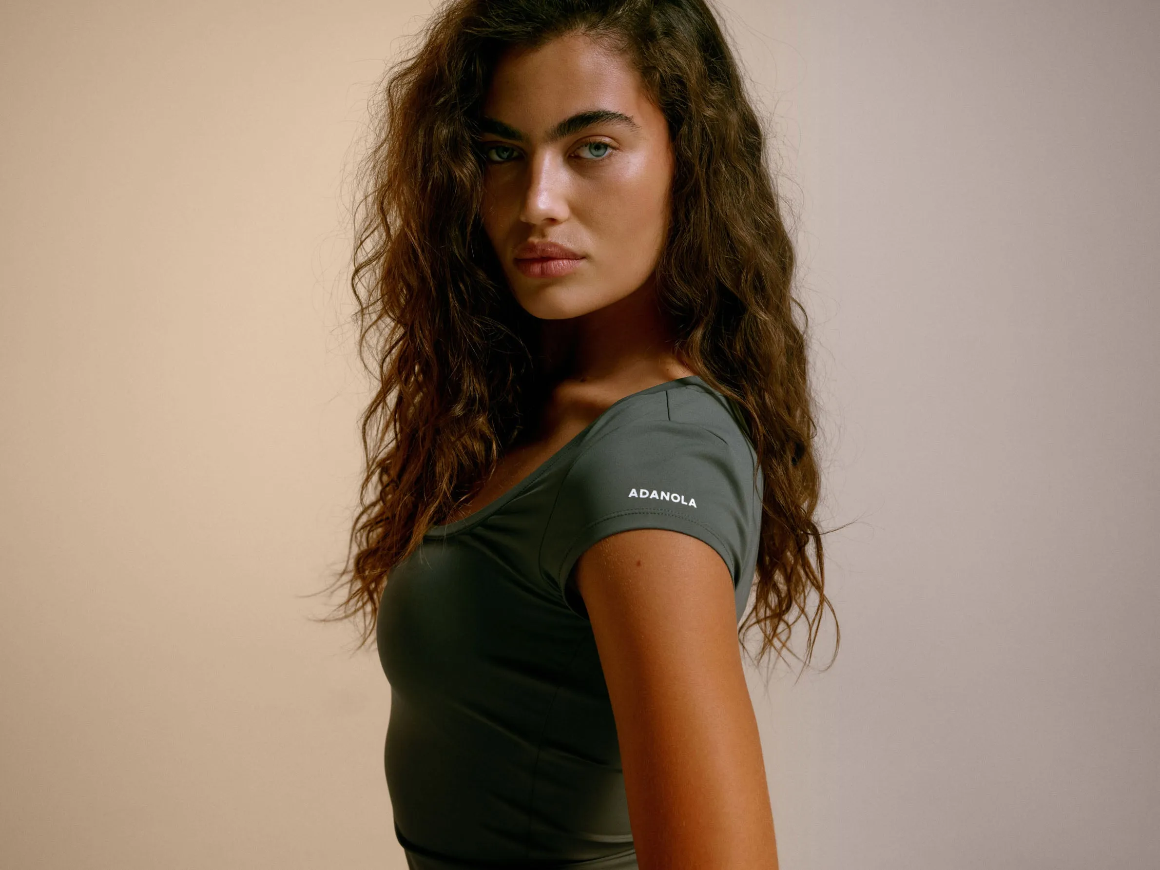 Ultimate Scoop Neck Cap Sleeve Top - Sea Green