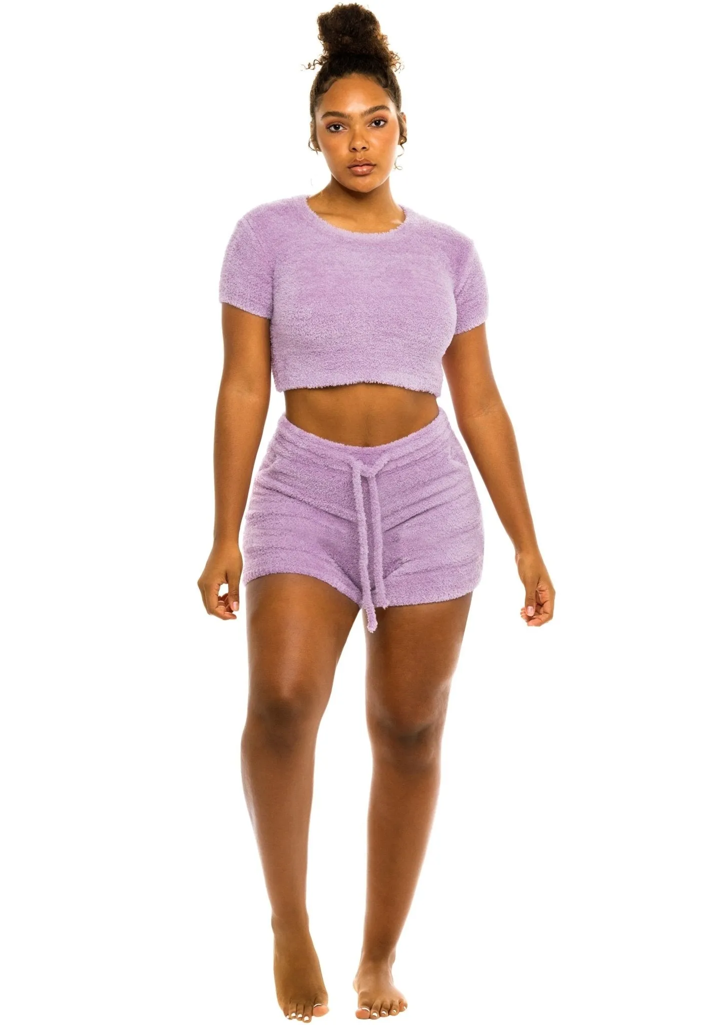 Unwind Crop Top Lavender