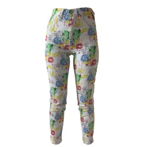 Versace Banana Logo Print Pants