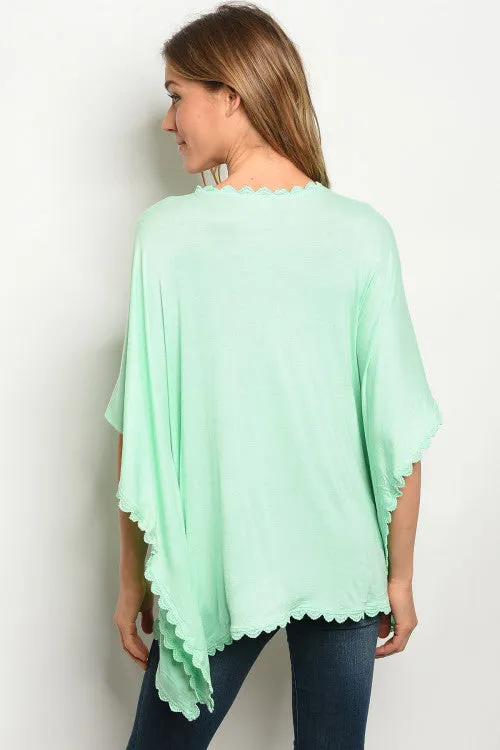 Veveret Mint Top