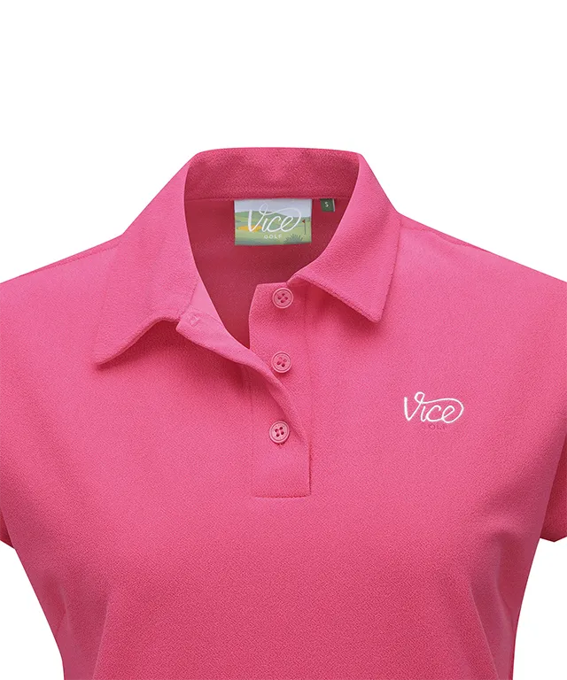 Vice Golf Atelier Women's Terry Cap Sleeve - Pink