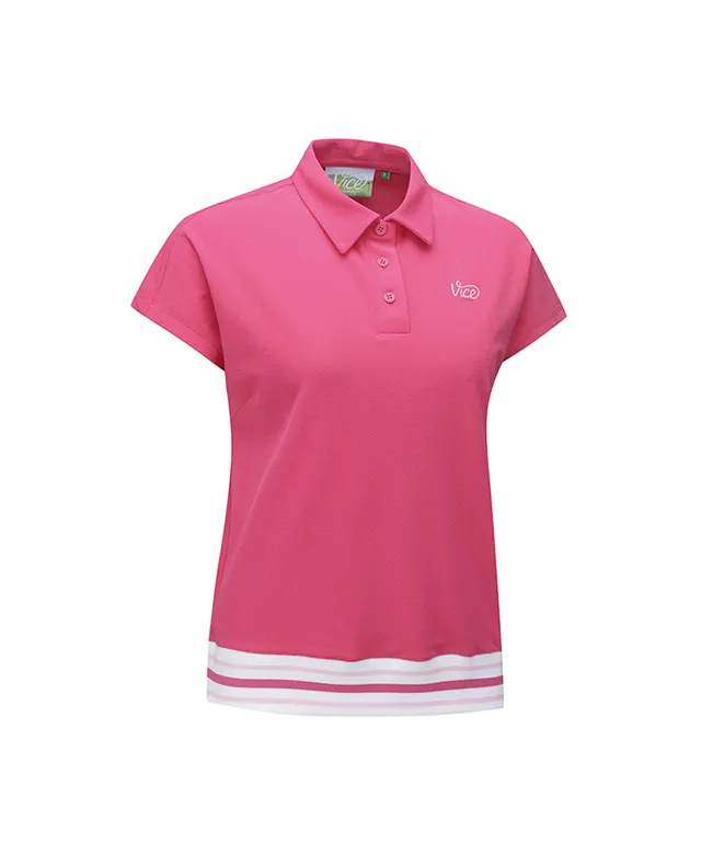 Vice Golf Atelier Women's Terry Cap Sleeve - Pink
