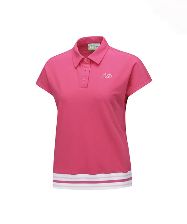 Vice Golf Atelier Women's Terry Cap Sleeve - Pink