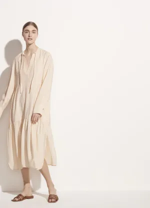 Vince Tiered Long Sleeve Dress