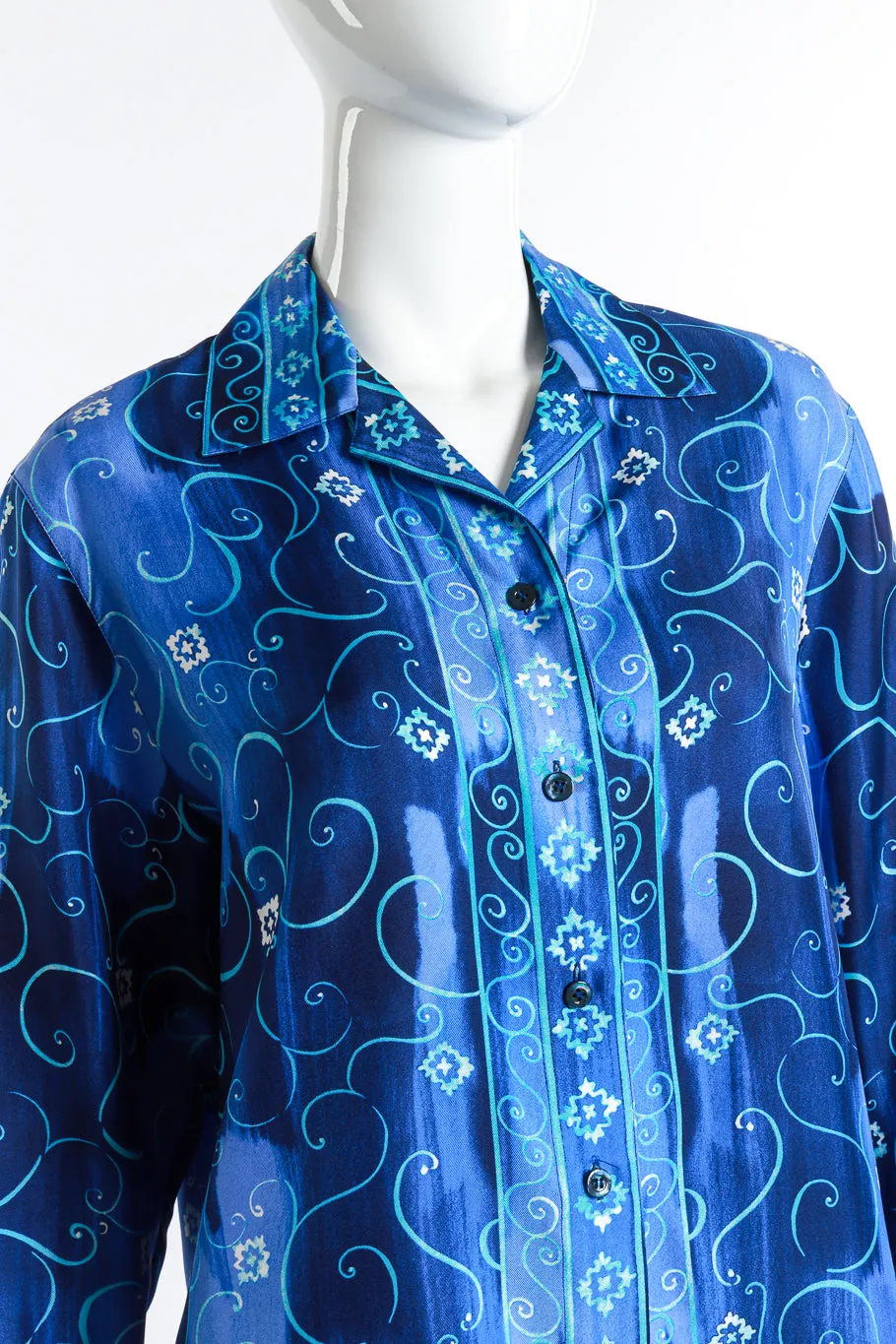 Watercolor Swirl Blouse