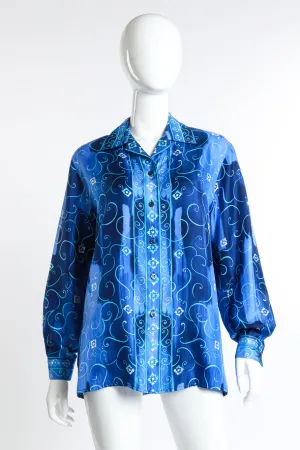 Watercolor Swirl Blouse