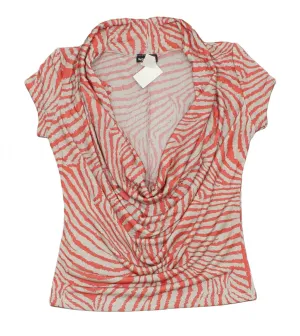Wet Seal Women's Deep Cowl Neck Shirt Blouse Top