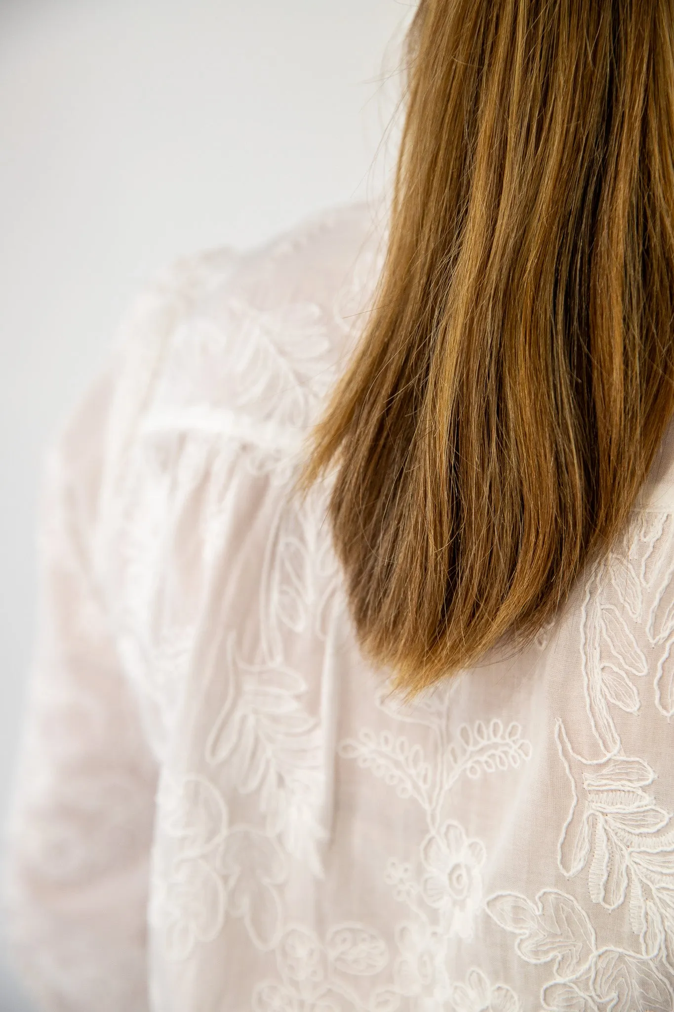 Whittney - Long Sleeve Cotton Blouse