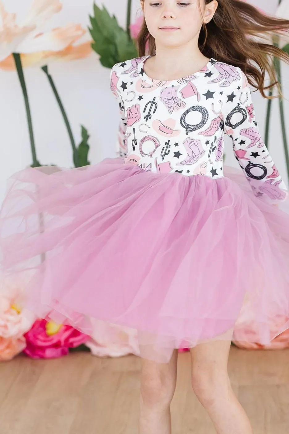 Wild West L/S Tutu Dress