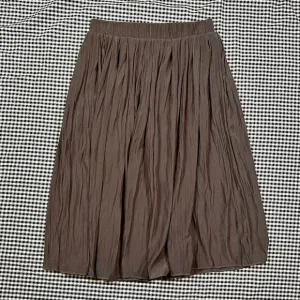 Wilfred Artizia Pleated Mauve Brown / Purple Midi Skirt Size Small