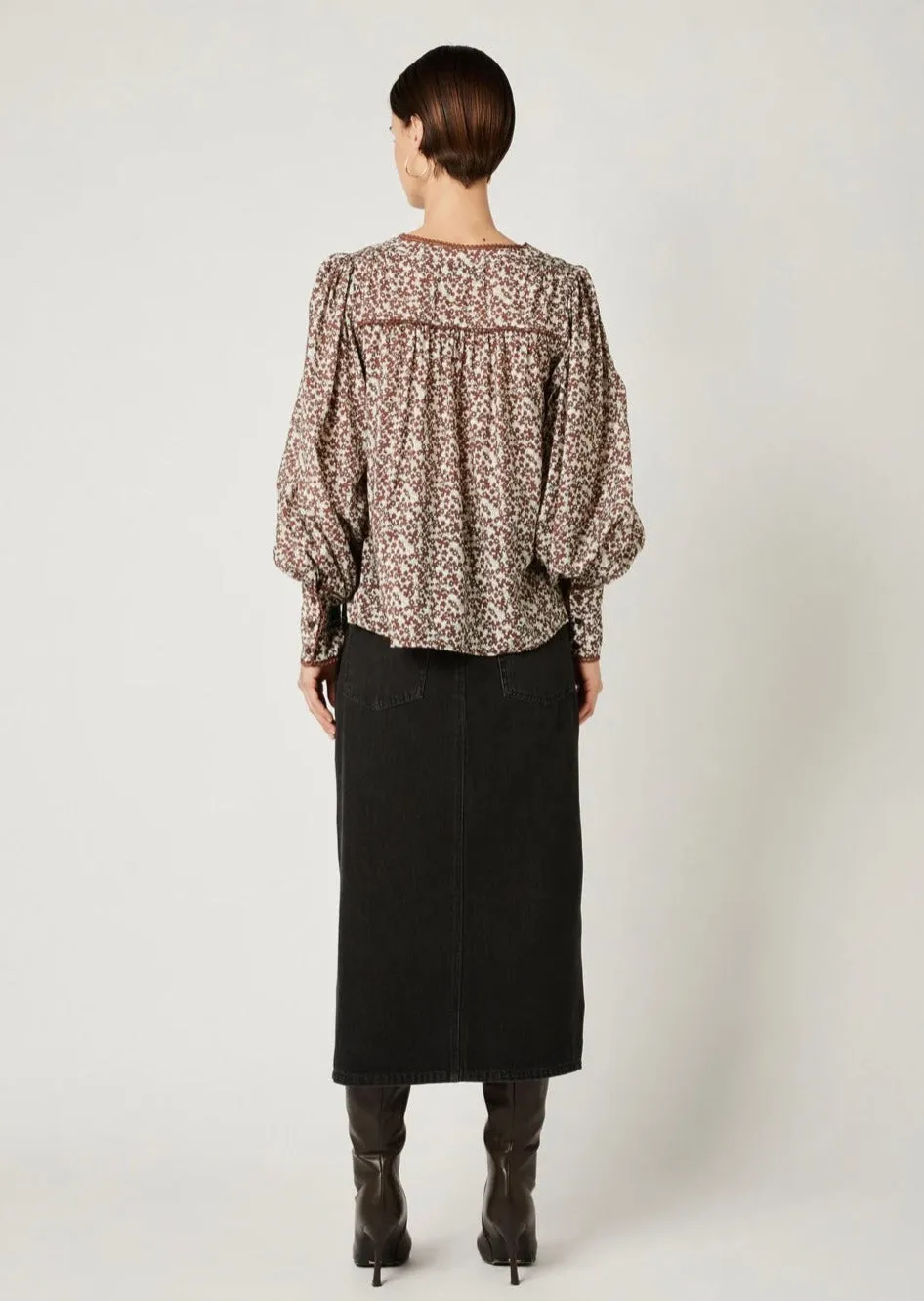 Woodlands V-Neck Blouse