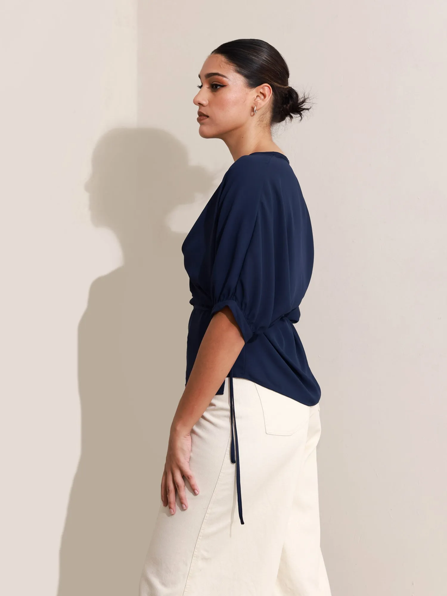 Wrap Loose Fit Top