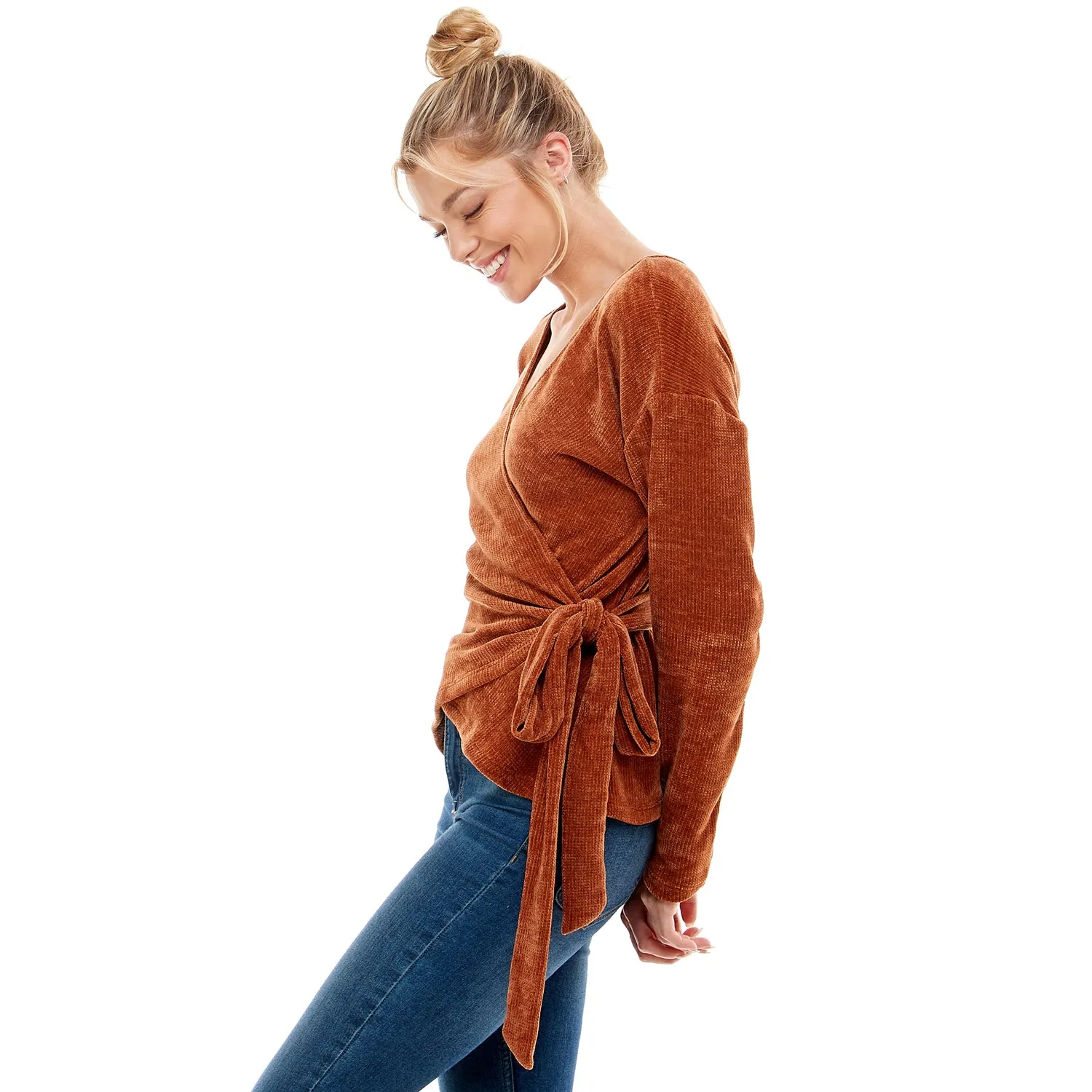 Wrap Sweater Top
