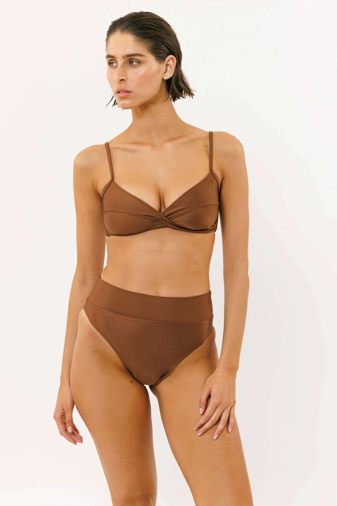 Wrap Top Brown