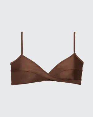 Wrap Top Brown