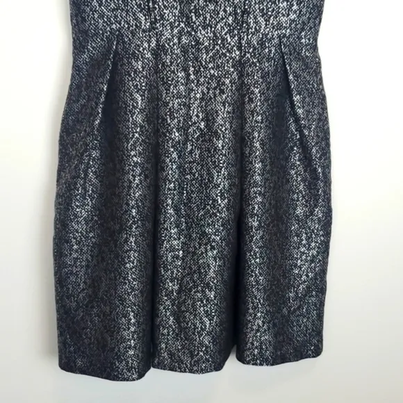 Yoana Baraschi Blue, Black and Silver Fit and Flare Party Dress